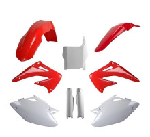 Polisport ПЛАСТИКОВИЙ НАБІР (повний комплект) HONDA crf 450r '04 w zestawie tablica ПЕРЕДНІnia (8661900001) i os?ony amorЗАДНІaror?w (8351700001) колір czerwono білий oem