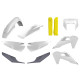 Polisport full kit husqvarna te/fe tpi '20-'23 кришка фари (8668700001) та кришка амортизатора (8398900004) oem колір білий жовтий сірий