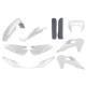 Polisport full kit husqvarna te/fe tpi '20-'23 кришка фари (8668700001) та кришка амортизатора (8398900006) білий сірий oem