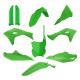 Повний комплект polisport kawasaki kxf 450 '24-'25 передня панель (8665900001) та кришки амортизаторів (8351800005) зелений