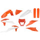 Polisport full kit ktm exc/exc-f tpi '20-'23 лампа (8668600002) та кришка амортизатора (8398600005) помаранчева та біла