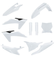 Polisport full kit ktm sx/sx-f/xc/xc-f '23-'24 передня панель (8672000002) та накладки на амортизатори (8352500001) білі