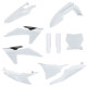 Polisport full kit ktm sx/sx-f/xc/xc-f '23-'24 передня панель (8672000002) та накладки на амортизатори (8352500001) білі