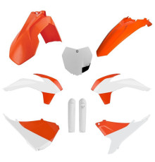 Polisport full kit ktm sx/sx-f/xc-f '15 передня панель (8659100002) та накладки на амортизатори (8398600002), колір помаранчевий