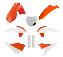 Polisport full kit ktm sx/sx-f/xc-f '15 передня панель (8659100002) та накладки на амортизатори (8398600002), колір помаранчевий