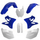 Повний комплект polisport YAMAHA yz 125/250 '06-'07 передня панель (8658100001) та кришки амортизаторів (8398100001) колір синій білий oem