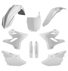 Повний комплект polisport YAMAHA yz 125/250 '15-'20 передня панель (8678400001) та накладки на амортизатори (8352000001) білі