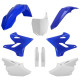 Повний комплект polisport YAMAHA yz 125/250 '15-'20 передня панель (8678400001) та кришки амортизаторів (8352000001) колір синій білий oem