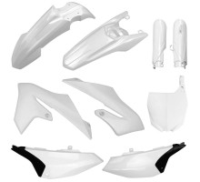Повний комплект polisport YAMAHA yz 65 '19-'24 передня панель (8665500001) та накладки на амортизатори (8399800001) білі