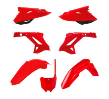 Комплект пластику polisport HONDA cr 125/250 '04-'07 (рестайлінг для моделі 2022) колір oem (червоно-чорний)
