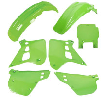 Пластиковий набір polisport kawasaki kx 125 '90-'91 передня панель в комплекті (8672800001) зелений
