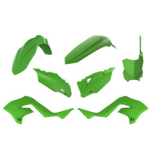 Пластиковий комплект polisport kawasaki kx 125/250 '03-'08 (рестайлінг на kxf 450 '22) зелений oem