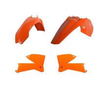 Пластиковий комплект polisport ktm exc/exc-f '05-'07 колір помаранчевий чорний oem