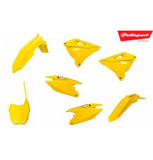 Комплект пластику polisport suzuki rm 125/250 '01-'08 рестайлінг на rmz 450 '22' жовтий