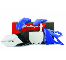Пластиковий комплект polisport yamaha yz 85 '15-'21 колір синій білий oem