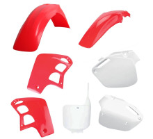 Комплект пластику polisport HONDA cr 500 '95-'04 колір oem red fluo-r white
