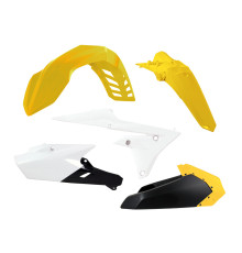 Пластиковий набір racetech (rtech) YAMAHA wrf 250 (15-19), wrf 450 (16-18) колір білий чорний жовтий лімітована серія - роз