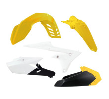 Пластиковий набір racetech (rtech) YAMAHA wrf 250 (15-19), wrf 450 (16-18) колір білий чорний жовтий лімітована серія - роз