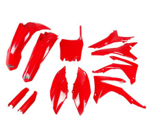 UFO 2024/11 повний комплект HONDA crf 250r 14-17, crf 450r 13-16 з кришками повітряного фільтра червоний