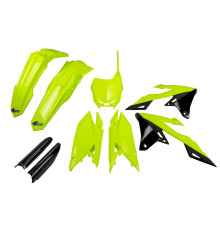 UFO 2024/11 повний комплект пластикових чохлів suzuki rmz 250 '19-'25, rmz 450 '18-'25 fluo жовтий