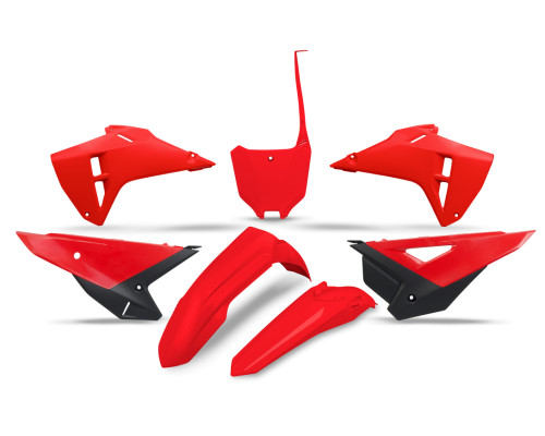 UFO 2024/11 пластиковий набір HONDA crf 250r / 450r '25 колір oem (червоний / чорний)