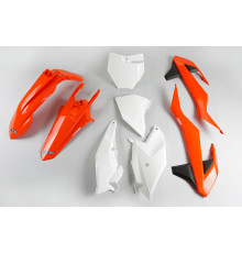 UFO 2024/11 пластиковий набір ktm sx 85 '18-'24 колір oem '18 (помаранчевий / чорний / білий)