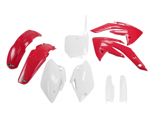 Повний комплект UFO з чохлами для телескопів HONDA crf 150 '07-'17 колір oem (червоний/білий) (ho111 Racinge999) (ho111 Racinge999)