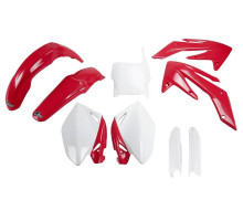 Повний комплект UFO з чохлами для телескопів HONDA crf 250r '06-'07 колір oem (червоний/білий) (ho105e999) (ho105e999)