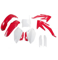 Повний комплект UFO з чохлами для телескопів HONDA crf 450 r '05-'06 колір oem (червоний/білий) (ho108e999) (ho108e999)