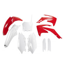 Повний комплект UFO з чохлами для телескопів HONDA crf 450 r '09-'10, crf 250 '10 колір oem (червоний/білий) (ho113e999)