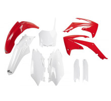 Повний комплект UFO з чохлами для телескопів HONDA crf 450 r '09-'10, crf 250 '10 колір oem (червоний/білий) (ho113e999)