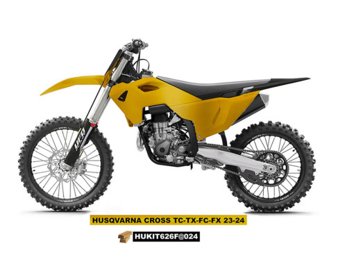 UFO повний комплект з чохлами для телескопів husqvarna tc 125 / 250 '23-'24, fc 250 / 350 / 450 '23-'24, fx 350 / 450 '23-'24, tx 300 '24, золотистого кольору