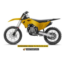 UFO повний комплект з чохлами для телескопів husqvarna tc 125 / 250 '23-'24, fc 250 / 350 / 450 '23-'24, fx 350 / 450 '23-'24, tx 300 '24, золотистого кольору