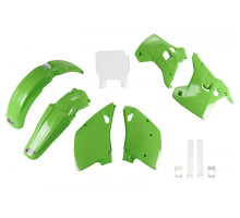 UFO повний комплект з чохлами для телескопів kawasaki kx 125 / 250 '92 колір oem (зелений/білий) (ka195e999) (ka195e999)