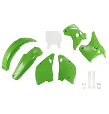 UFO повний комплект з чохлами для телескопів kawasaki kx 125 / 250 '93 колір oem (зелений/білий) (ka194e999) (ka194e999)