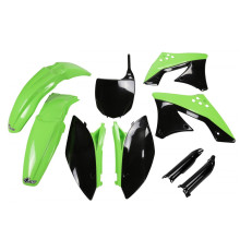 Повний комплект UFO з чохлами для телескопів kawasaki kxf 250 '09-'12 oem (зелений/чорний) (ka212e999) (ka212e999)