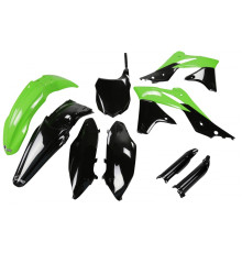 Повний комплект UFO з чохлами для телескопів kawasaki kxf 250 '13 колір oem (зелений/чорний) (ka219e999) (kawasaki kxf 250 '13) (ka219e999)