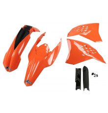 UFO повний комплект чохлів для телескопів ktm exc '09-'10 колір oem (помаранчевий) (kt511e999) (kt511e999)