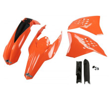 UFO повний комплект чохлів для телескопів ktm exc '09-'10 колір oem (помаранчевий) (kt511e999) (kt511e999)