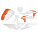 UFO повний комплект чохлів для телескопів ktm sx 125/150/250 '19-'22, sxf (sx-f) 250/350/450 '19-'22 колір oem (помаранчевий/білий) (kt522e999) (kt522e999)