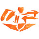 UFO повний комплект чохлів для телескопів ktm sx 125/150/250 '19-'22, sxf (sx-f) 250/350/450 '19-'22 помаранчевий (kt522e127)