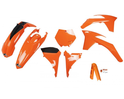 UFO повний комплект чохлів для телескопів ktm sxf '11-'12, sx '12 помаранчевий (kt510e127)