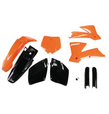 UFO повний комплект чохлів для телескопів ktm sx-sxf '01-'02 колір oem (помаранчевий/чорний) (kt501e999) (kt501e999)