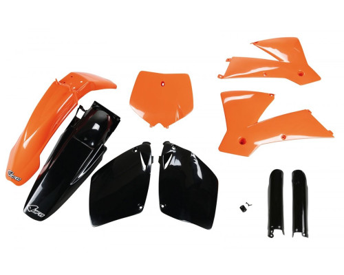 UFO повний комплект чохлів для телескопів ktm sx-sxf '01-'02 колір oem (помаранчевий/чорний) (kt501e999) (kt501e999)