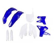 UFO повний комплект з чохлами телескопів YAMAHA yz 125 / 250 '02-'14 рестайлінг колір oem (синій/білий) (ya312e999) (ya312e999)