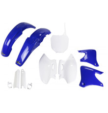 UFO повний комплект з чохлами для телескопів YAMAHA yzf 250 '01-'02 колір oem (білий/синій) (ya303e999) (ya303e999)