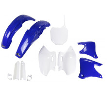 UFO повний комплект з чохлами для телескопів YAMAHA yzf 250 '01-'02 колір oem (білий/синій) (ya303e999) (ya303e999)