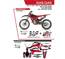 Набір пластикових накладок ufo ggkit702001 плюс набір накладок gas gas mc 125 '21-'22