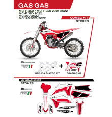 Набір пластику ufo ggkit702041 плюс набір наклейок gas gas mc 125 '21-'22