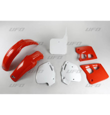 Пластиковий набір  UFO HONDA cr 125 '91-'92, cr 250 '90-'91, колір oem '90 (червоний/білий) (ho097e999k) (ho097e999k)
